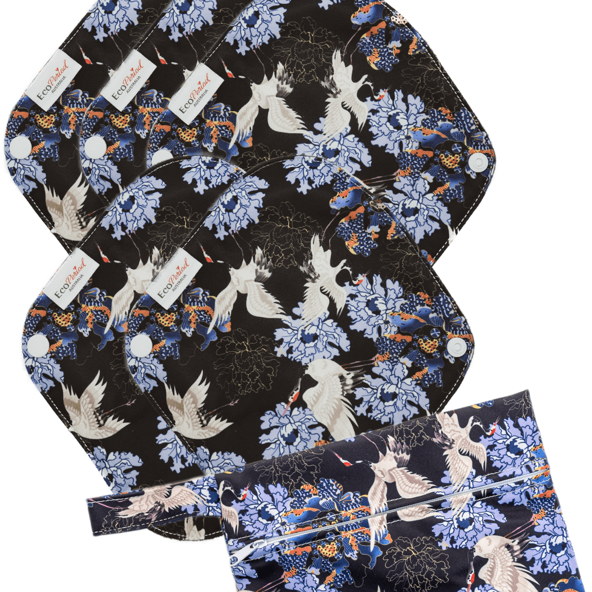 Eco Liner Pack - (5 small eco pads and wet bag) - Feminine Pads & Protectors