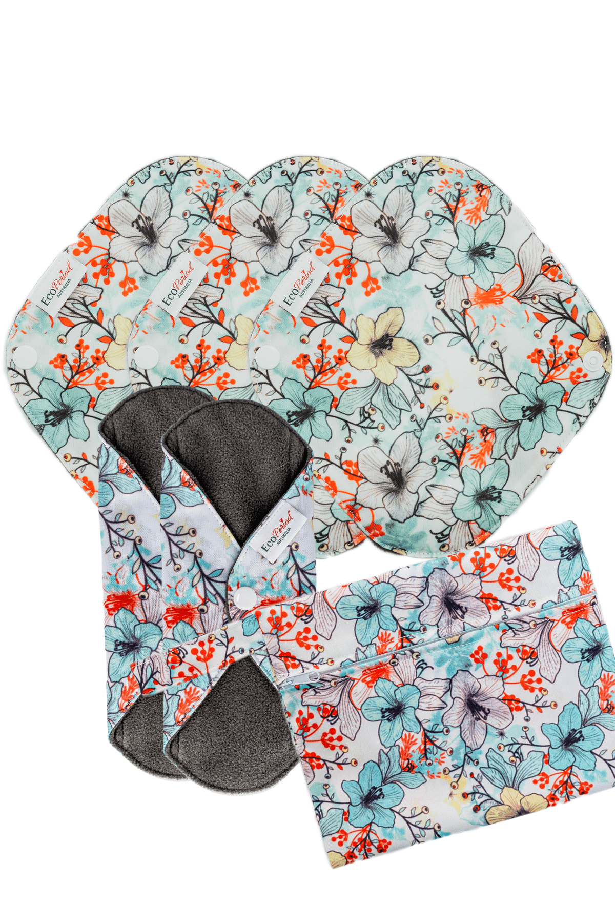 Eco Liner Pack - (5 small eco pads and wet bag) - Feminine Pads & Protectors