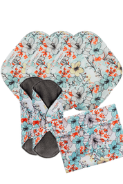 Eco Liner Pack - (5 small eco pads and wet bag) - Feminine Pads & Protectors