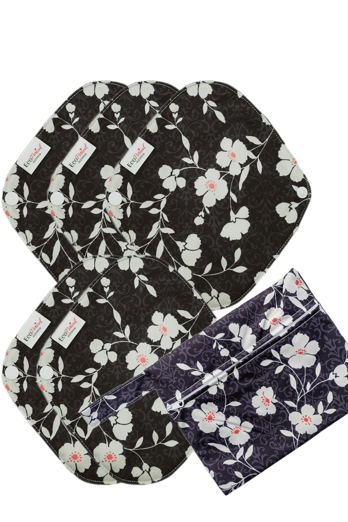 Eco Liner Pack - (5 small eco pads and wet bag) - Feminine Pads & Protectors