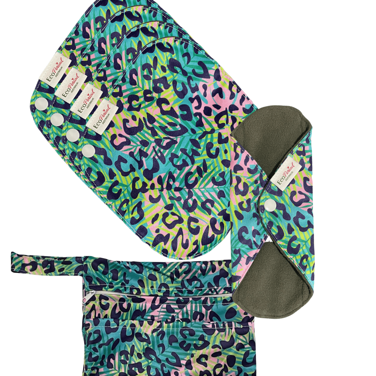 Eco Liner Pack - (5 small eco pads and wet bag) - Feminine Pads & Protectors