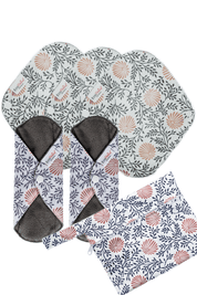 Eco Liner Pack - (5 small eco pads and wet bag) - Feminine Pads & Protectors