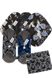Eco Liner Pack - (5 small eco pads and wet bag) - Feminine Pads & Protectors
