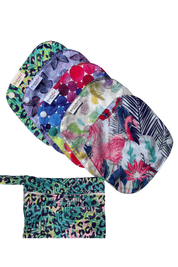 Eco Liner Pack - (5 small eco pads and wet bag) - Feminine Pads & Protectors