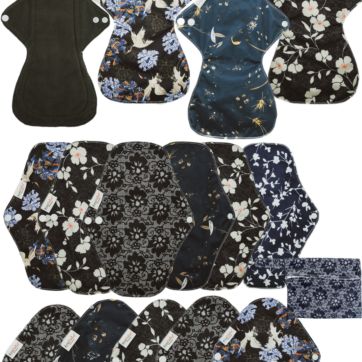 Eco Pad Cycle Pack (15 Eco Pads + Wet Bag) - Feminine Pads & Protectors