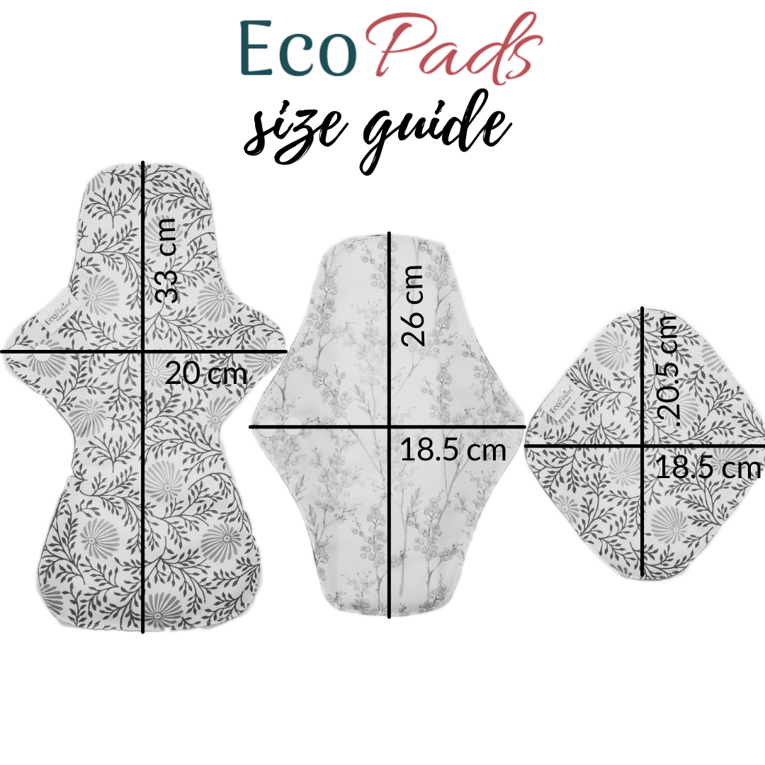 Eco Pad Cycle Pack (15 Eco Pads + Wet Bag) - Feminine Pads & Protectors