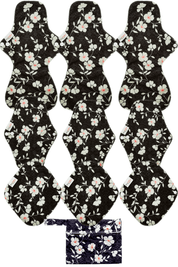 Eco Pad Cycle Starter Pack (9 Pads + Wet Bag) - Feminine Pads & Protectors