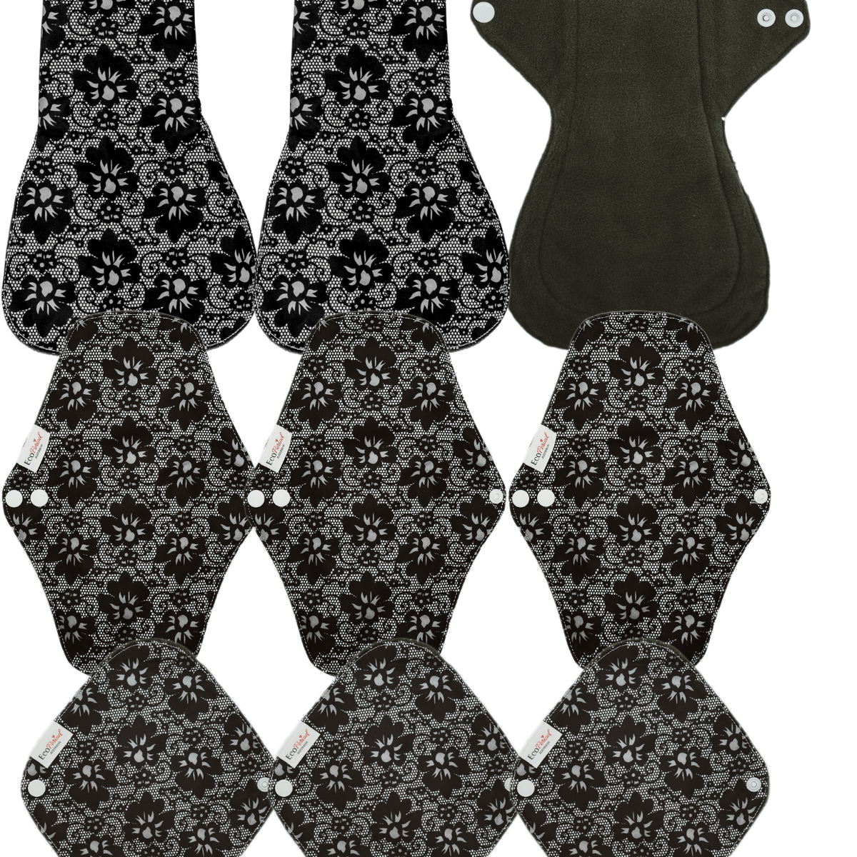Eco Pad Cycle Starter Pack (9 Pads + Wet Bag) - Feminine Pads & Protectors