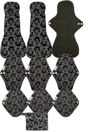 Eco Pad Cycle Starter Pack (9 Pads + Wet Bag) - Feminine Pads & Protectors