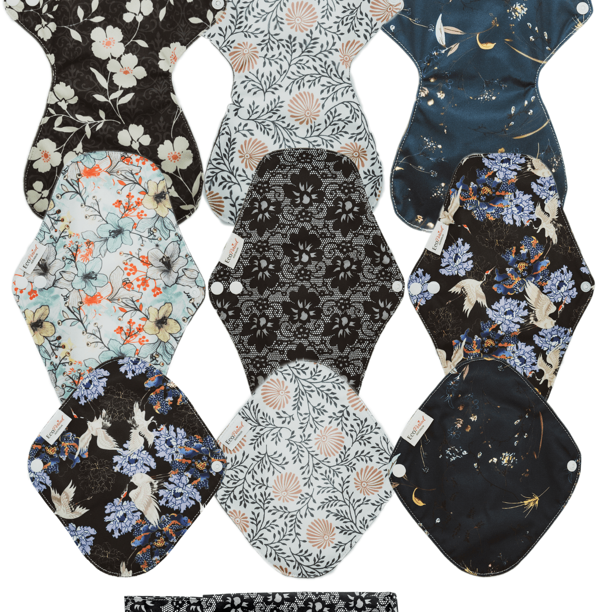 Eco Pad Cycle Starter Pack (9 Pads + Wet Bag) - Feminine Pads & Protectors