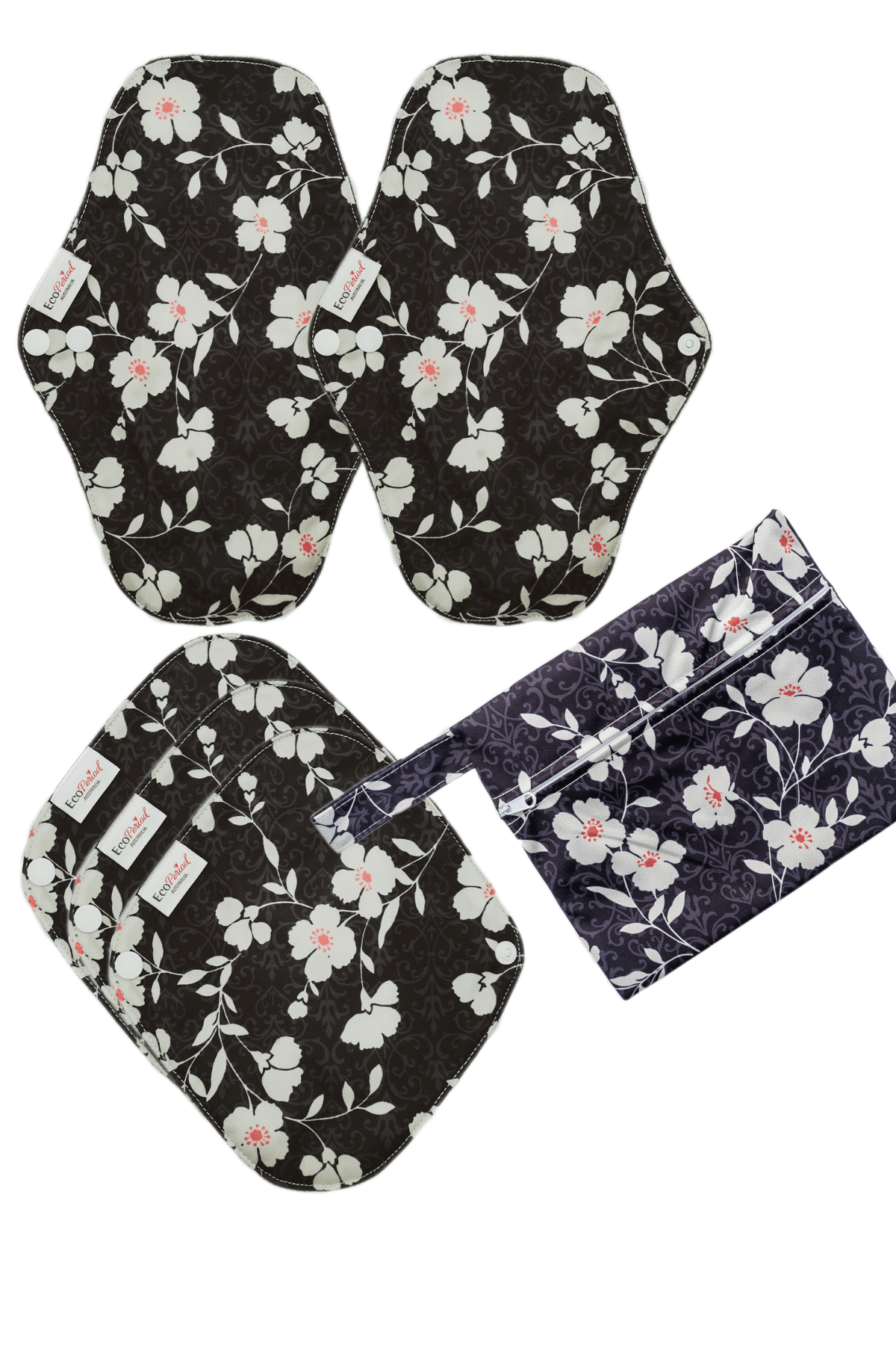 Eco Pad & Liner Pack (5 pads, wet bag) - Feminine Pads & Protectors