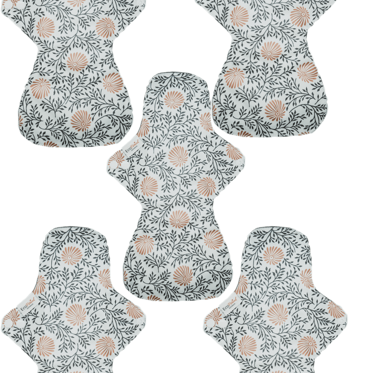 Eco Pad Overnight Pack (5 Overnight Pads, wet bag) - Feminine Pads & Protectors