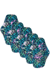 Eco Pad Regular Pack (5 Regular Eco Pads, wet bag) - Feminine Pads & Protectors