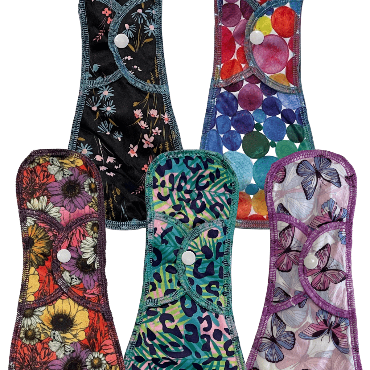 Eco Pad Regular Pack (5 Regular Eco Pads, wet bag) - Feminine Pads & Protectors