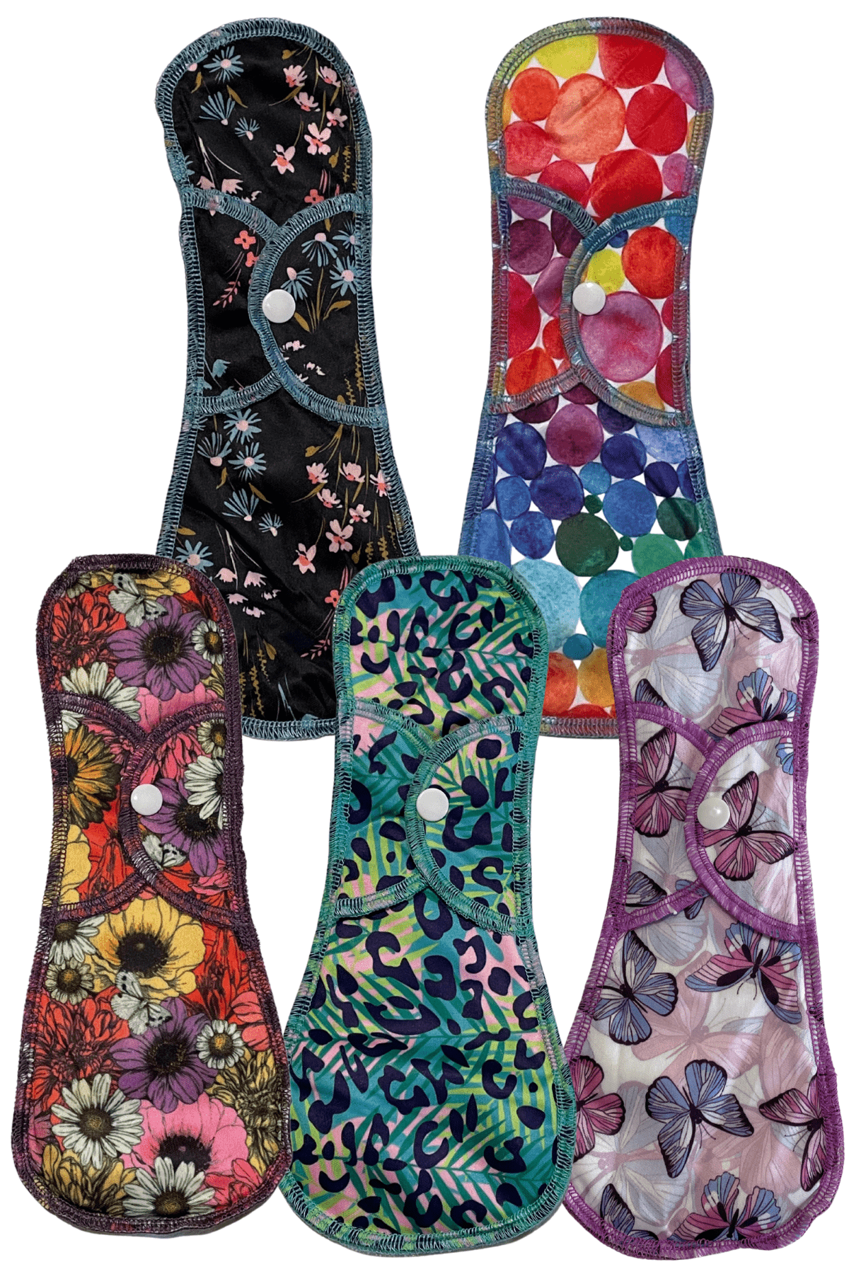 Eco Pad Regular Pack (5 Regular Eco Pads, wet bag) - Feminine Pads & Protectors