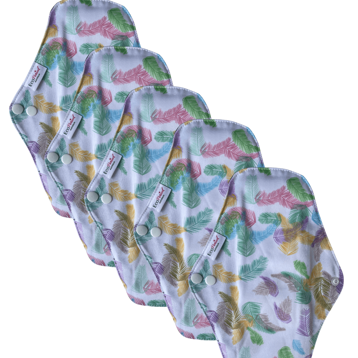 Eco Pad Regular Pack (5 Regular Eco Pads, wet bag) - Feminine Pads & Protectors