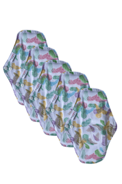 Eco Pad Regular Pack (5 Regular Eco Pads, wet bag) - Feminine Pads & Protectors