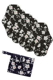 Eco Pad Regular Pack (5 Regular Eco Pads, wet bag) - Feminine Pads & Protectors