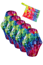 Eco Pad Regular Pack (5 Regular Eco Pads, wet bag) - Feminine Pads & Protectors