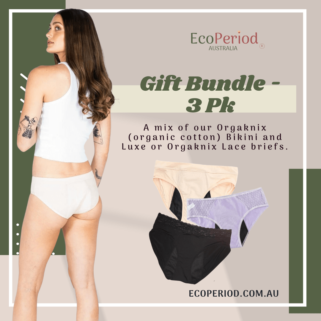Eco Period Underwear | 3 Pack - Underwear