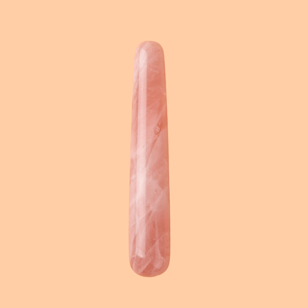 Love Stone Yoni Wand - Rose Quartz - Yoni Wand